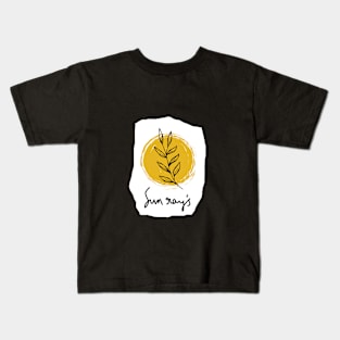 Sun rays Kids T-Shirt